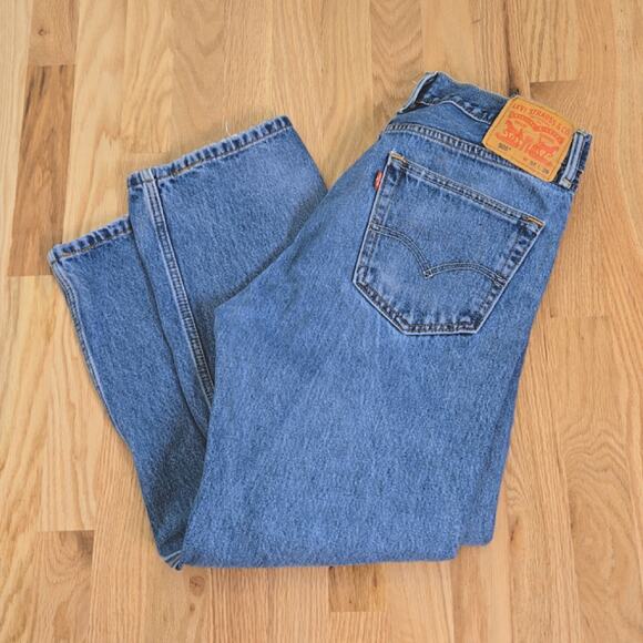 Levi's Men's 505 Regular fit Jeans size 34 - Picture 2 of 8